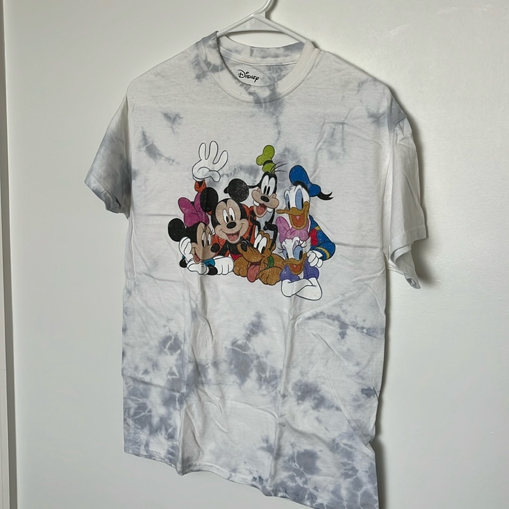 Disney Tie-Dye Classic Tee, lightly worn